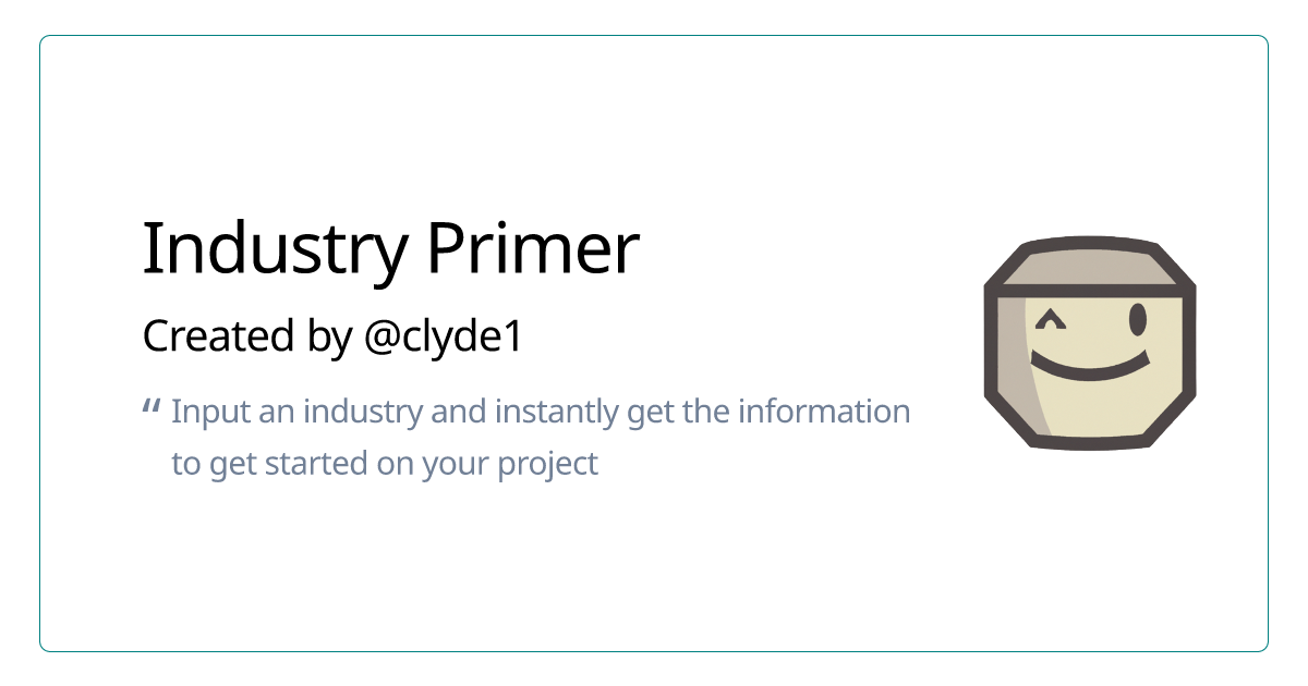 Industry Primer