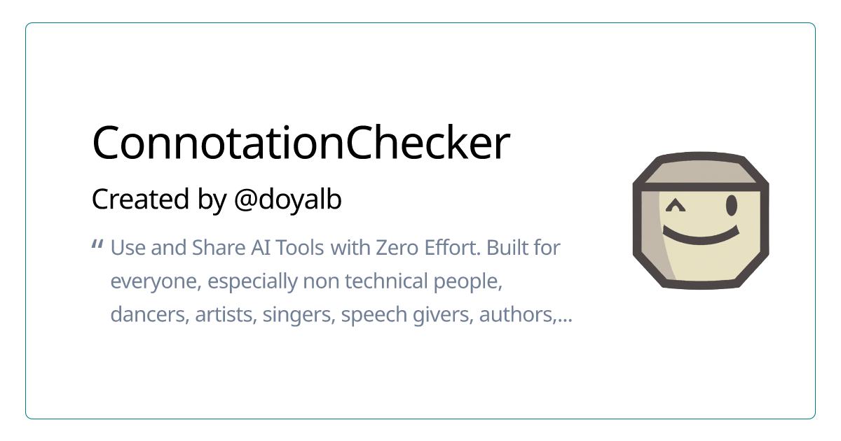 ConnotationChecker
