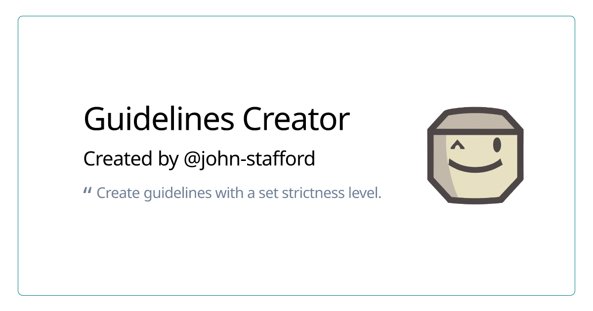 Guidelines Creator