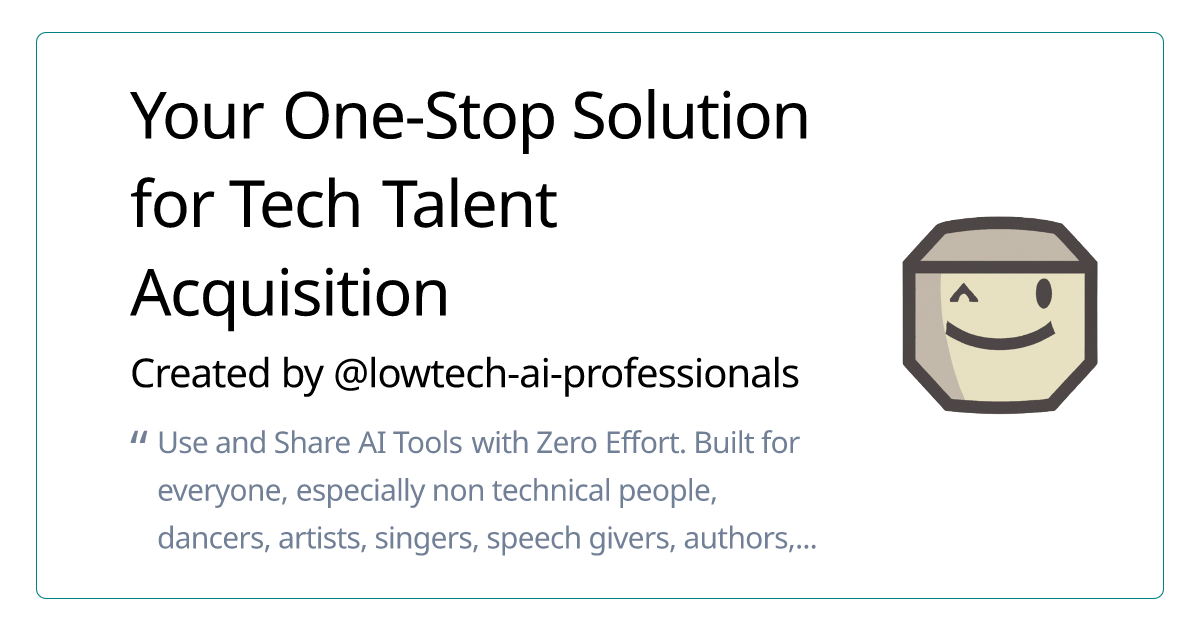 Your One-Stop Solution for Tech Talent Acquisition