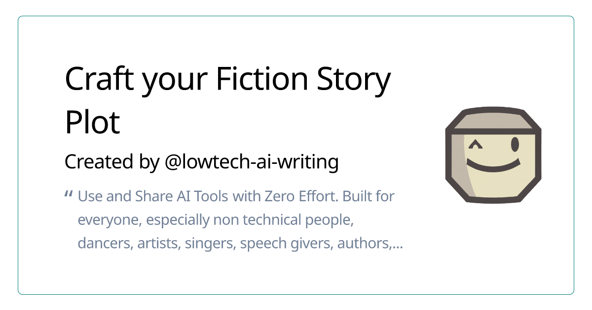 Craft your Fiction Story Plot
