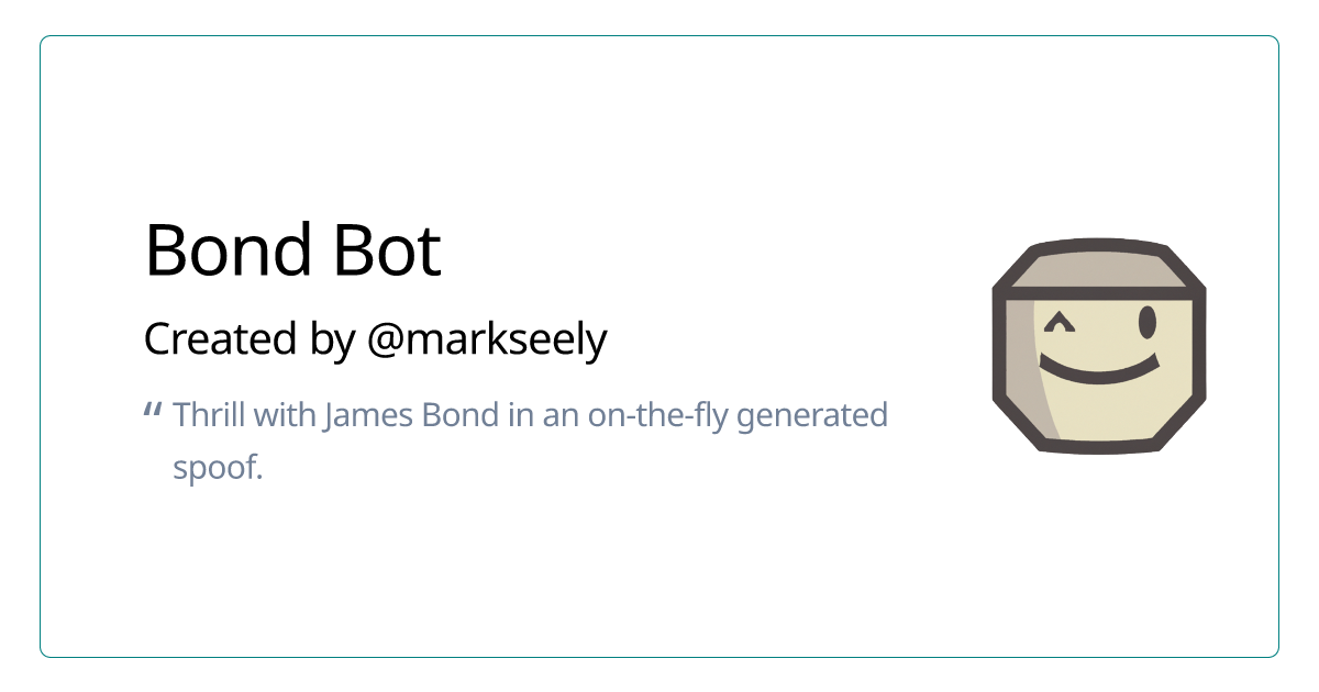 Bond Bot