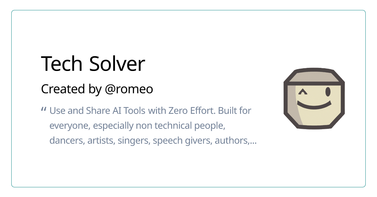 Tech Solver